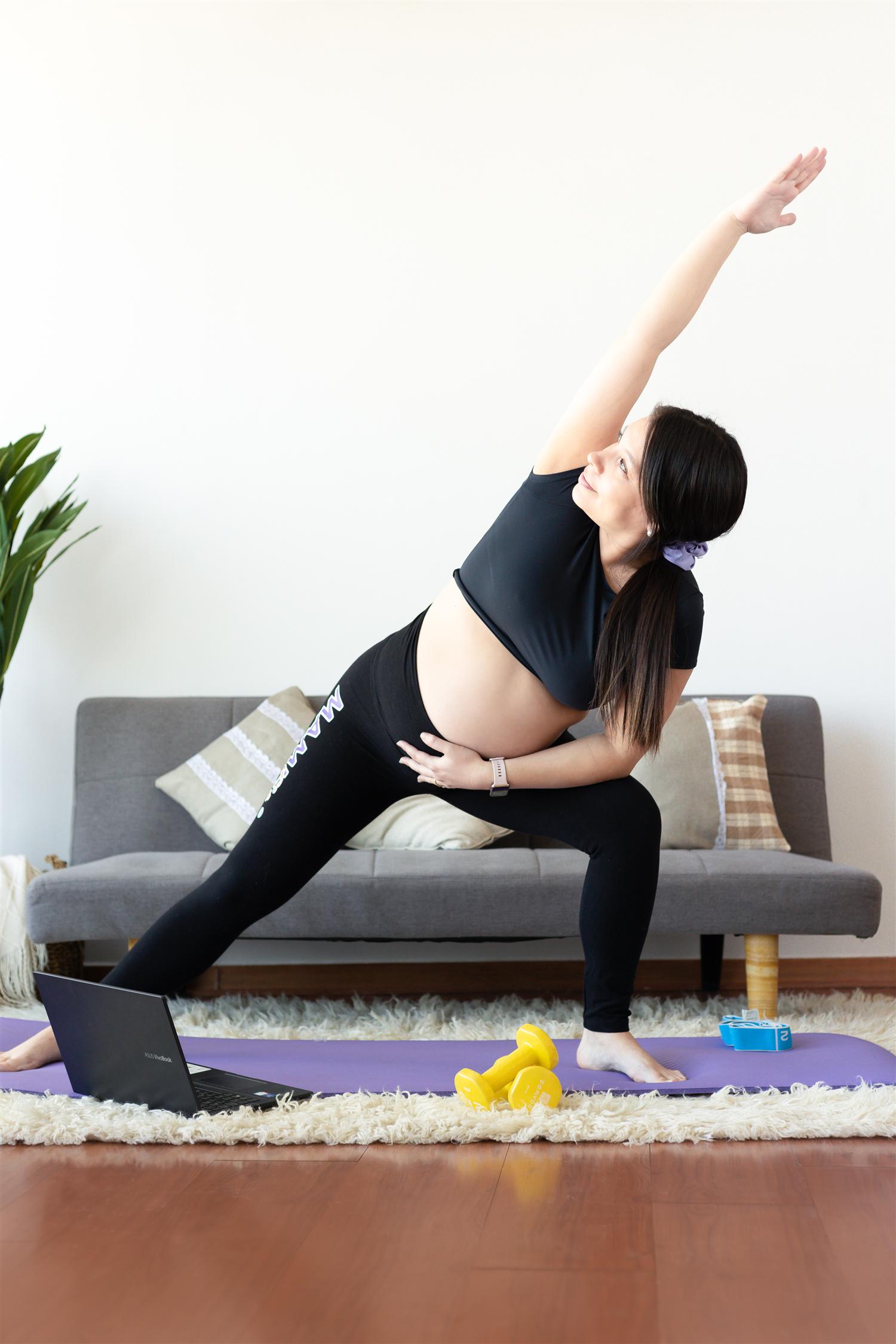Entrenamiento prenatal guiado durante el embarazo